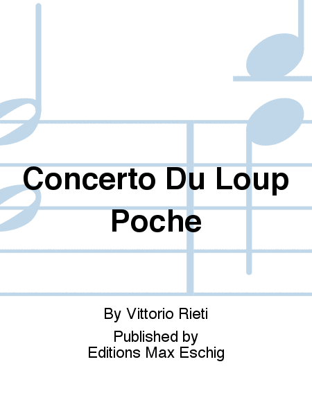 Concerto Du Loup Poche