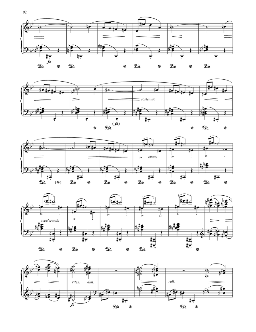 Nocturne In G Minor, Op. 15, No. 3 Piano Solo scores gallery preview page 3