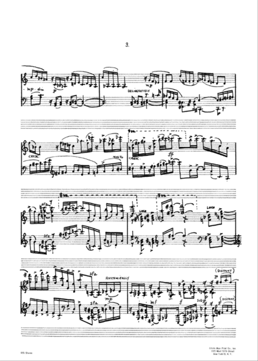 [Overton] Piano Sonata No. 1 Piano Solo scores gallery preview page 6