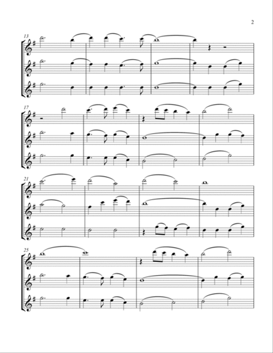 How Great Thou Art, for Flute Trio How Great Thou Art, for Flute Trio Flute Trio scores gallery preview page 3