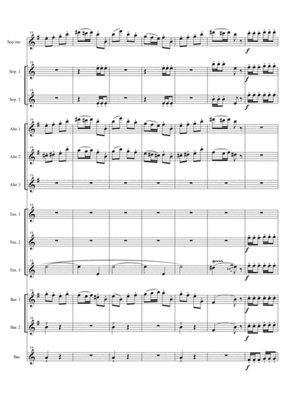 Carmen Overture (Prelude) for Saxophone Ensemble image number null