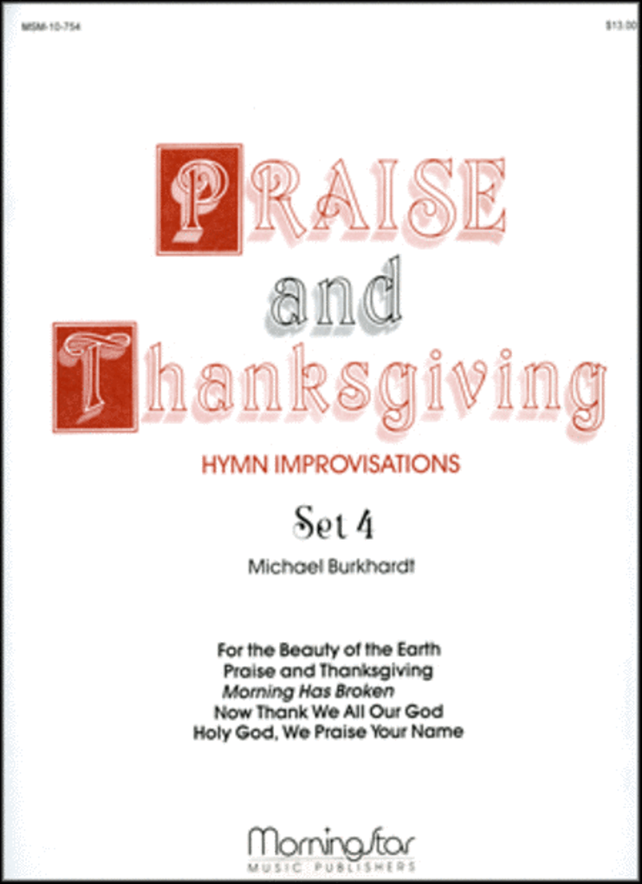Praise and Thanksgiving, Set 4 Organ scores gallery preview page 1