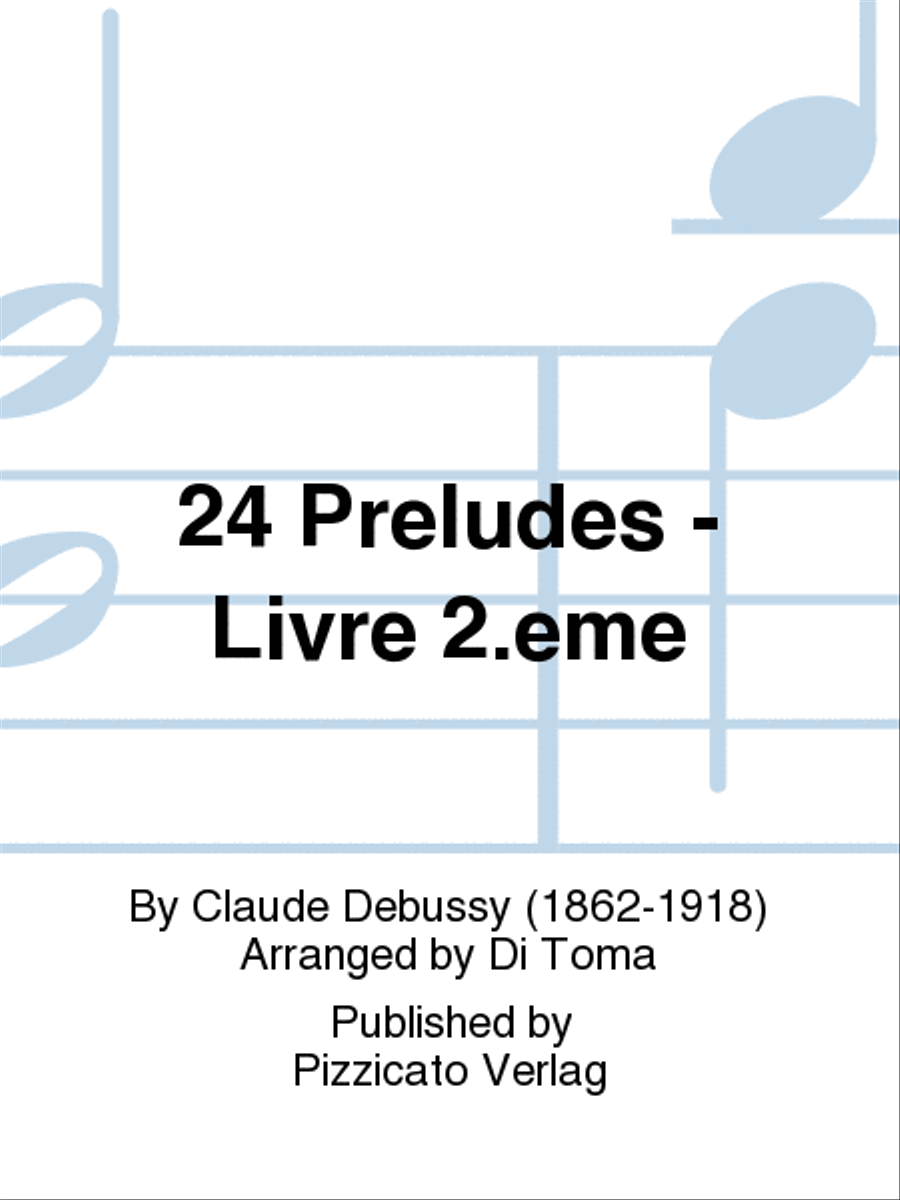 24 Preludes - Livre 2.eme Set of Parts scores gallery preview page 1