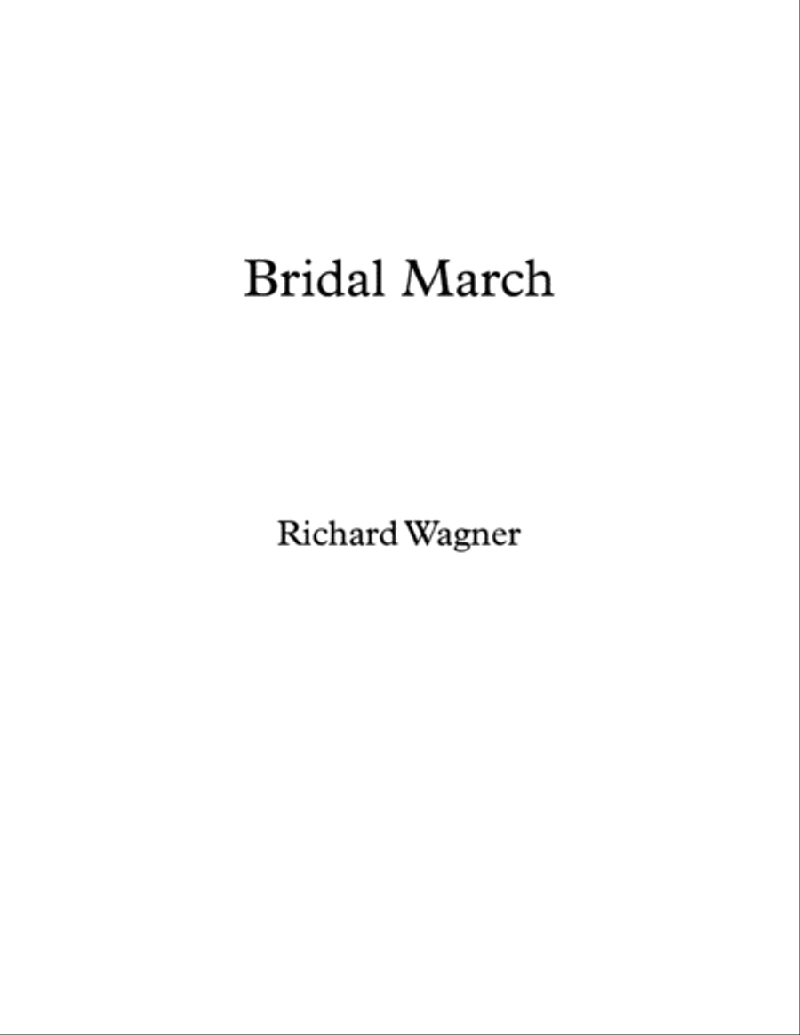 Bridal March image number null