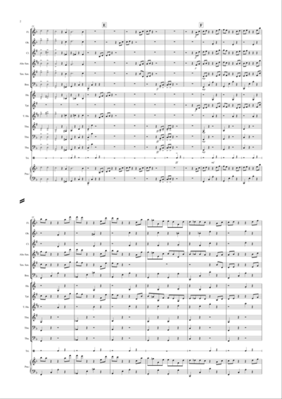 Dance of the Hours for School Wind Band Dance of the Hours for School Wind Band Concert Band scores gallery preview page 2