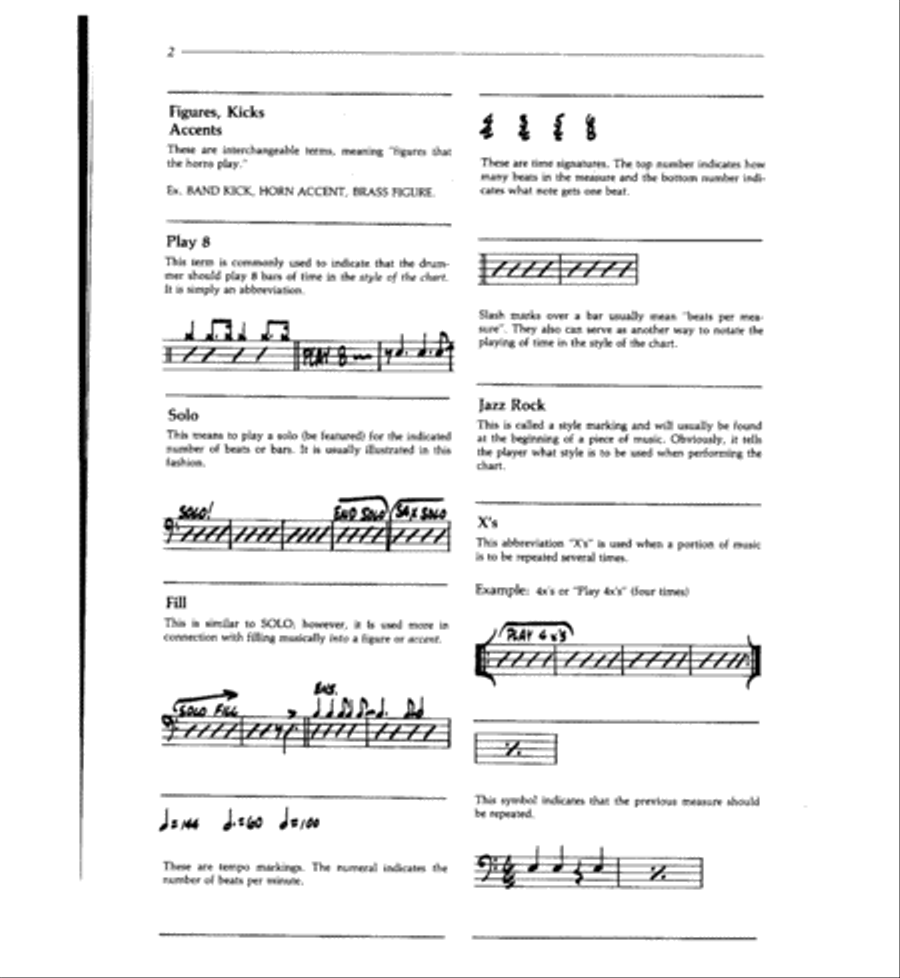 Studio and Big Band Drumming (Book and 2 CDs) Drums scores gallery preview page 5