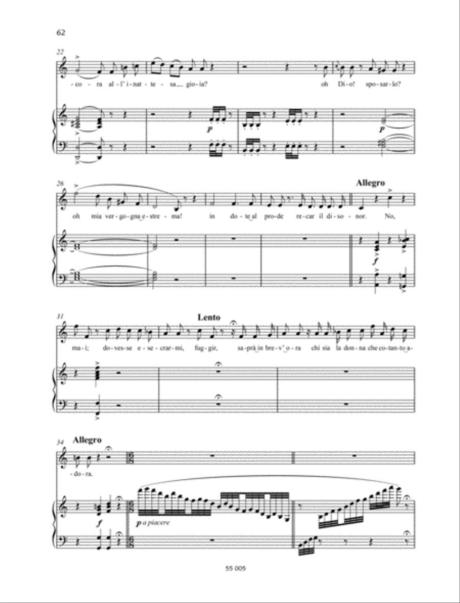 Fia dunque vero... Oh mio Fernando Voice scores gallery preview page 2