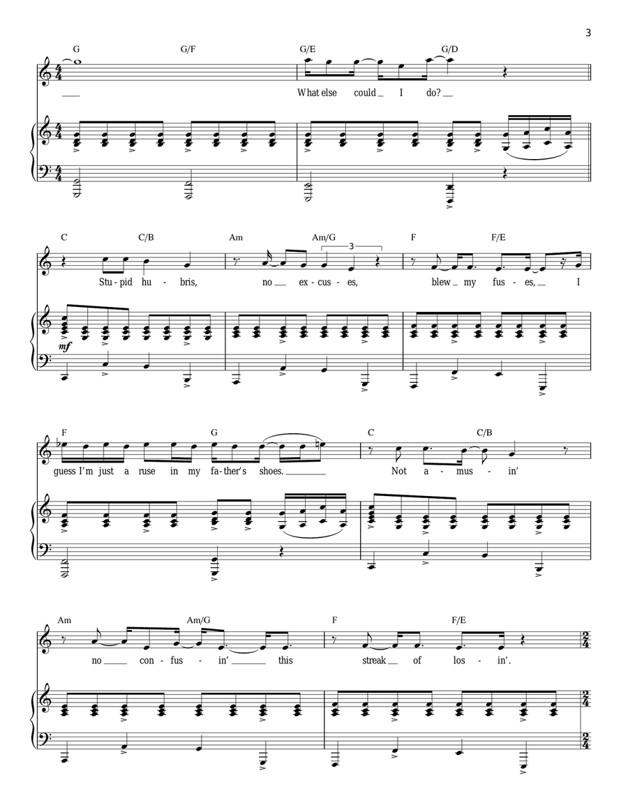 Soul Of A Man Soul Of A Man Piano, Vocal scores gallery preview page 3