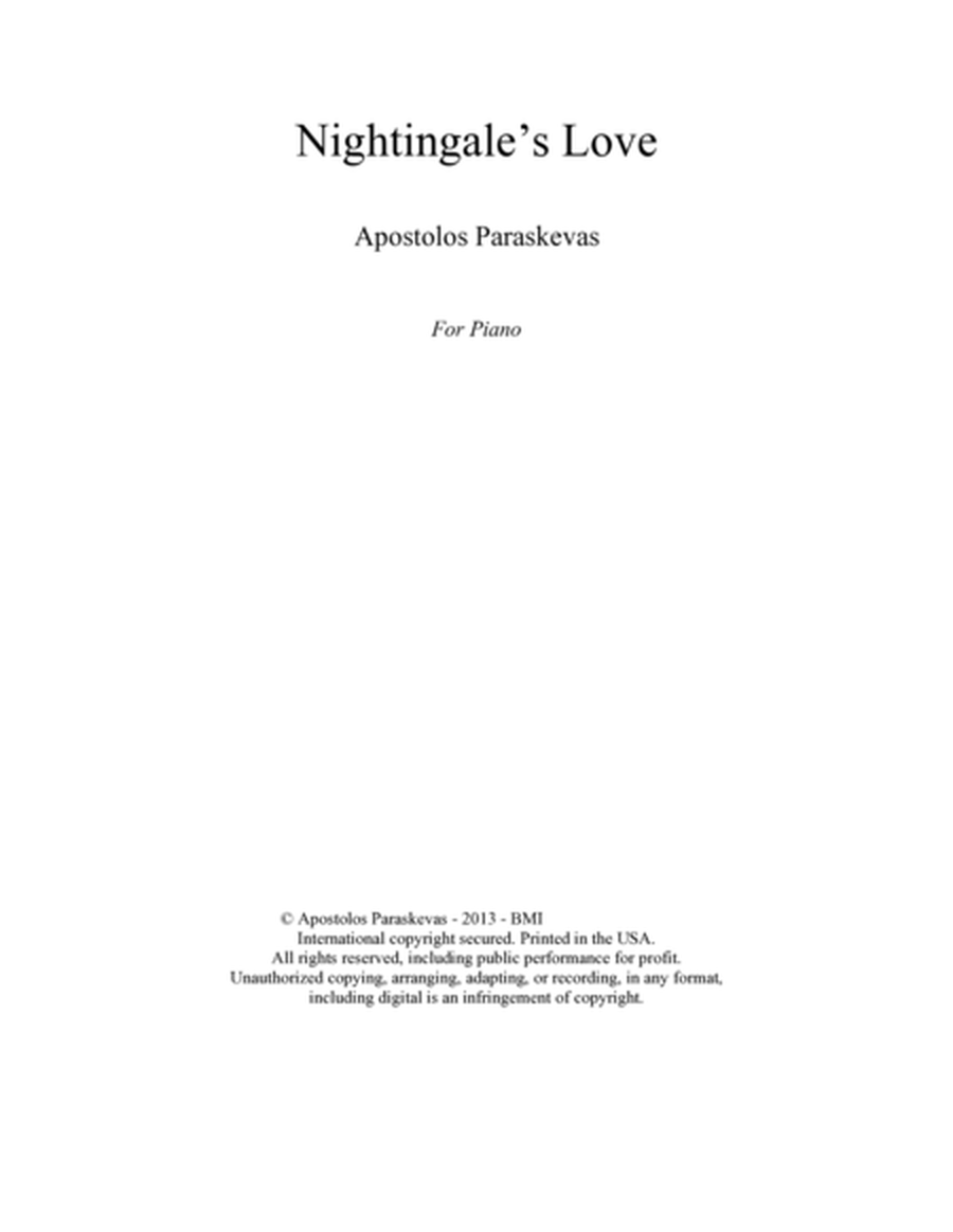 a Nightingale's Love image number null