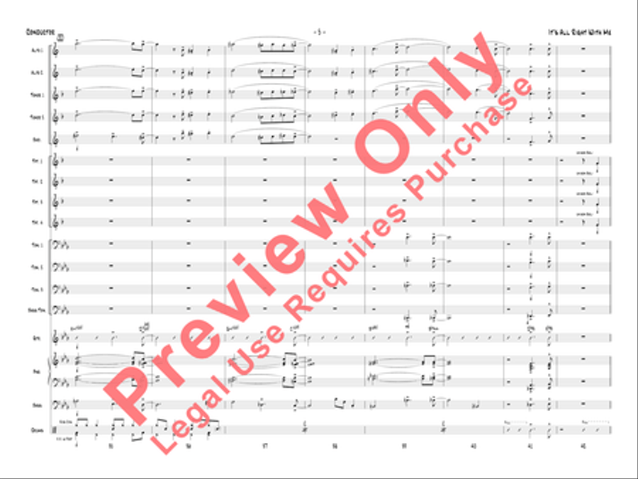 It's All Right with Me Jazz Ensemble scores gallery preview page 8