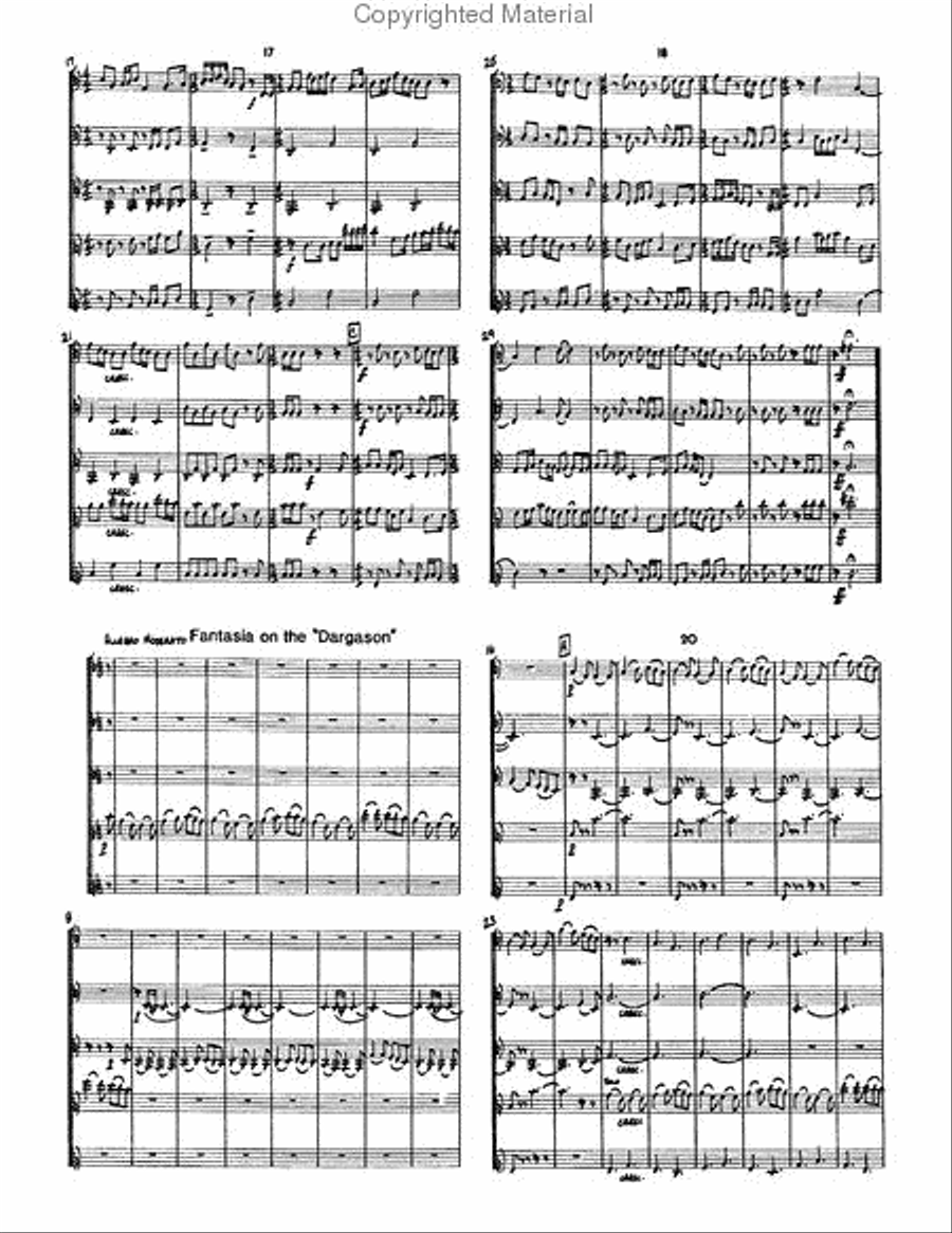 Second Suite in F Brass Quintet scores gallery preview page 4