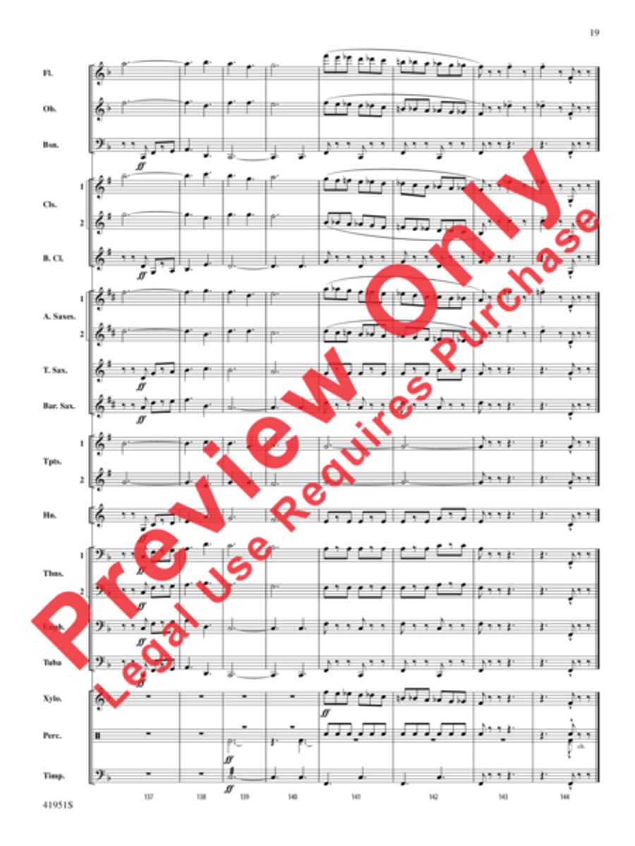Hobo Train Hobo Train Concert Band scores gallery preview page 20