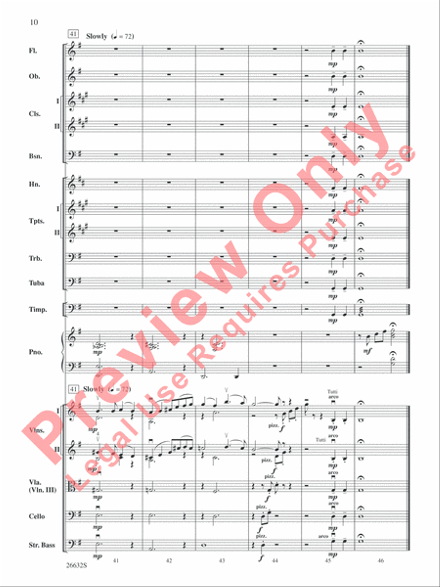 Aura Lee Aura Lee Full Orchestra scores gallery preview page 11