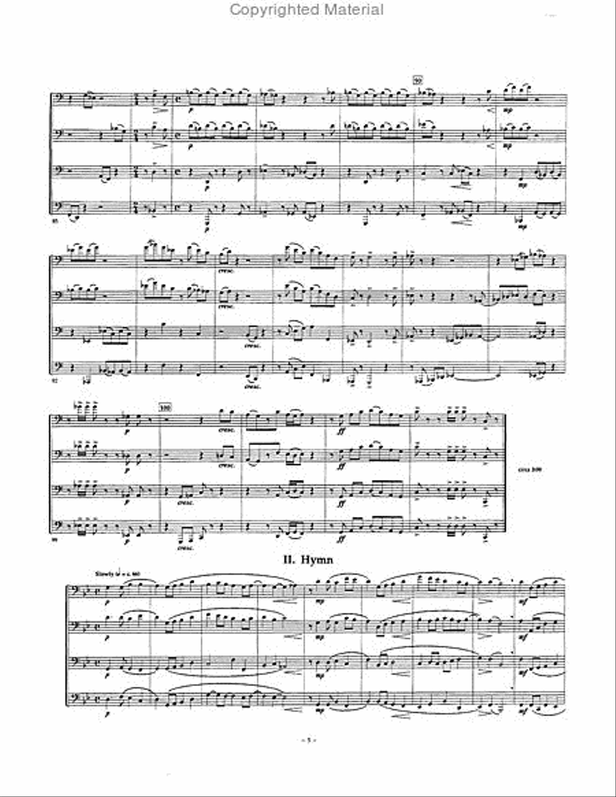 Suite No 2 for Tuba Quartet EETT scores gallery preview page 4