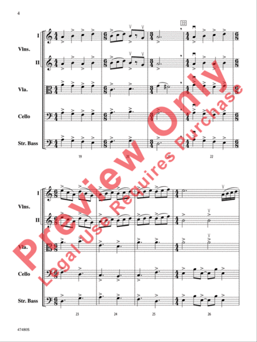Primal Strings String Orchestra scores gallery preview page 5