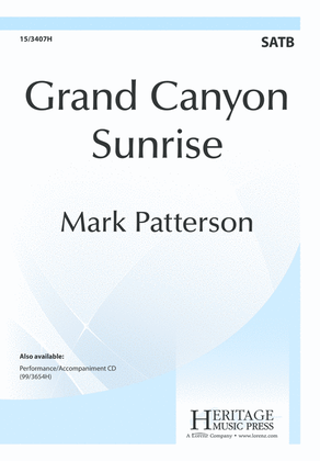 Book cover for Grand Canyon Sunrise
