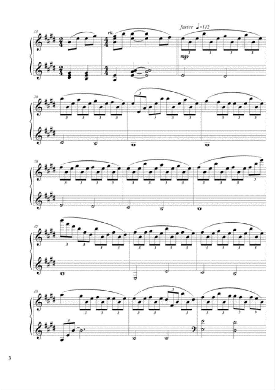 Morning Light Piano Solo scores gallery preview page 3