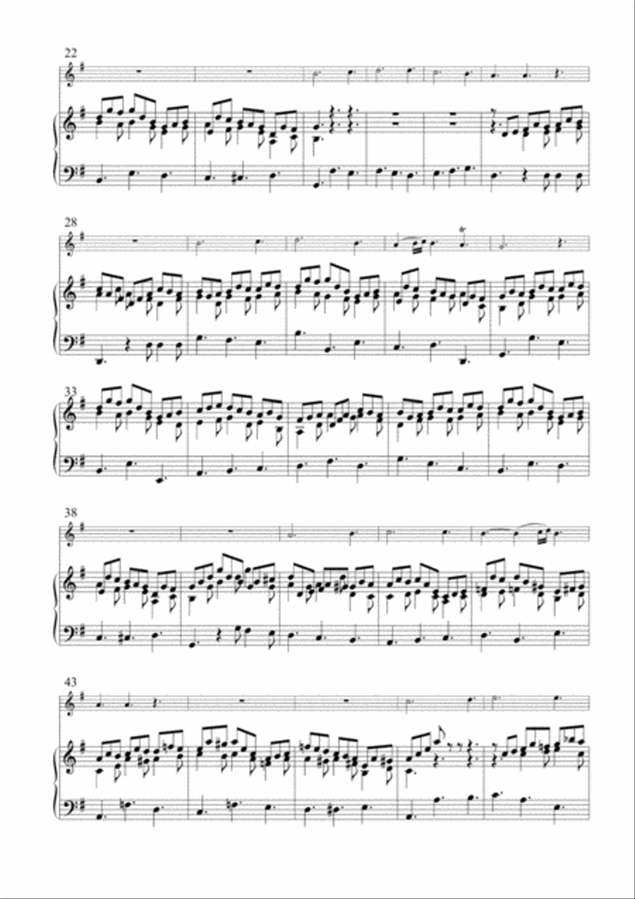 Jesu, Joy of Man's Desiring for violin and piano Violin Solo scores gallery preview page 2