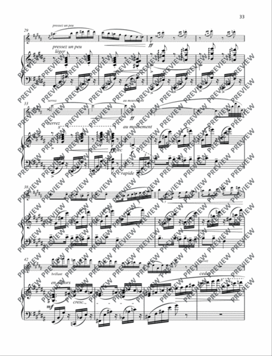 Introduction – Cortège Introduction – Cortège Flute Solo scores gallery preview page 6