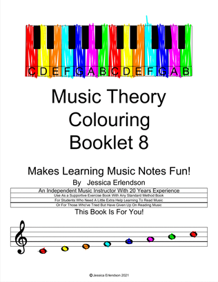 Music Theory Colouring Booklet lesson 8 - Intro to Rhythms