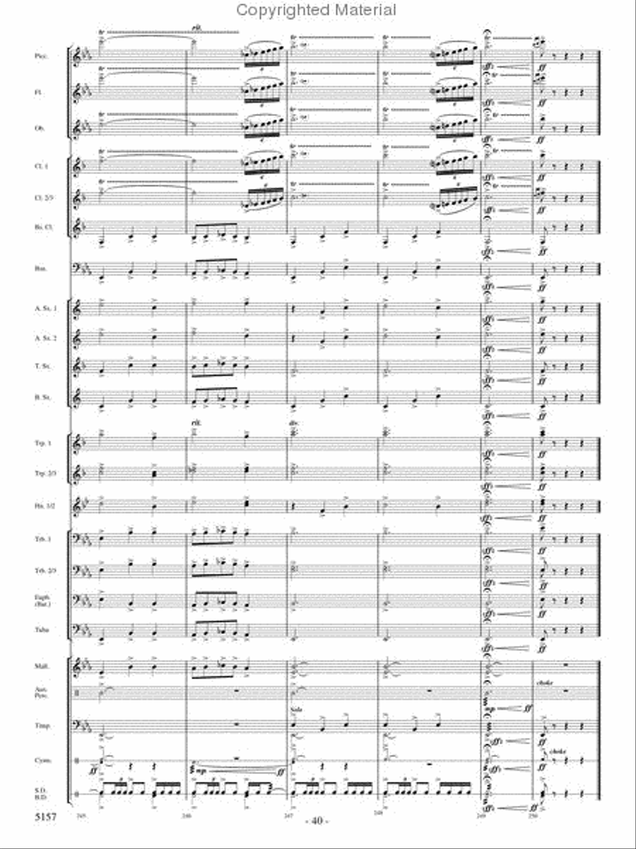 Fate of the Gods Fate of the Gods Concert Band scores gallery preview page 39