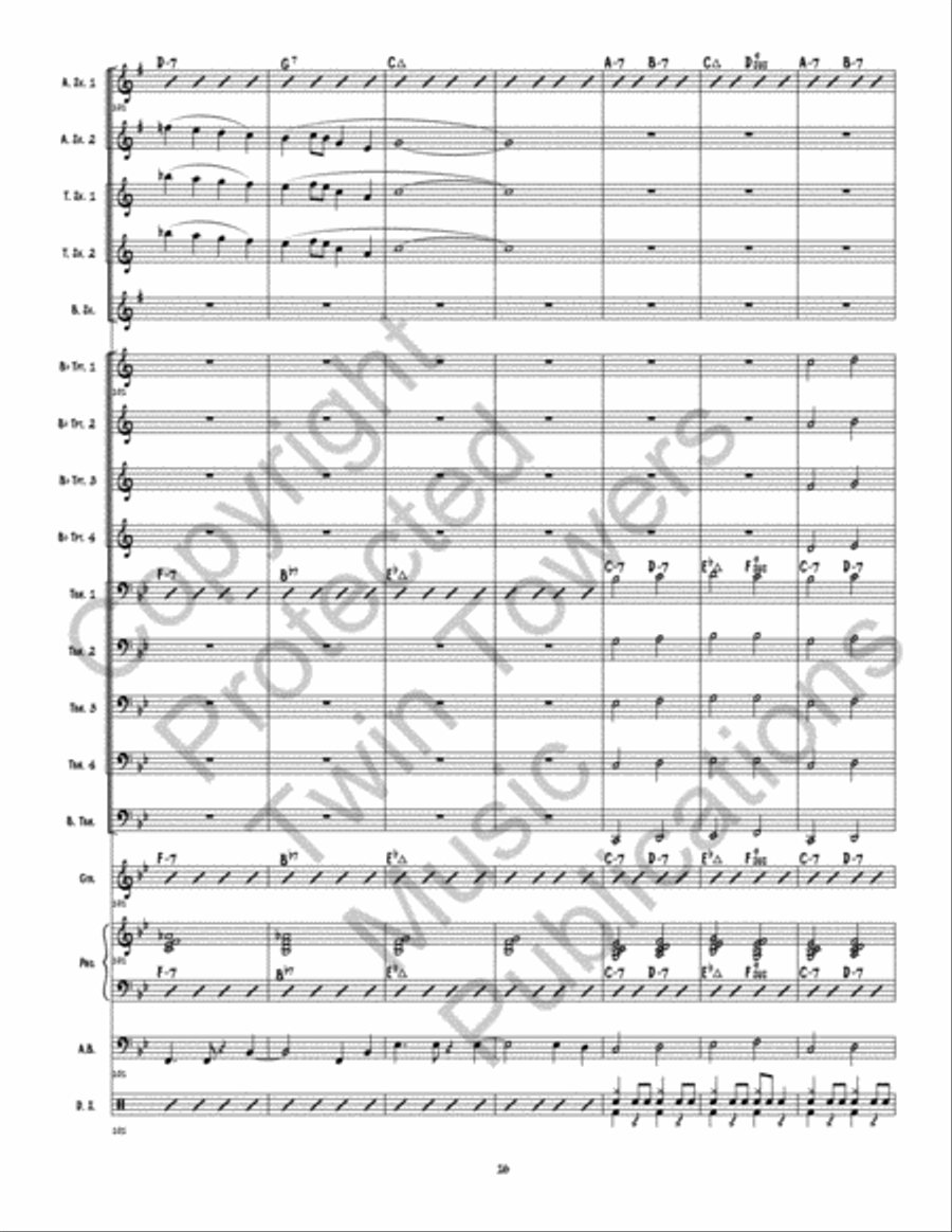 Caramel Macchiato Jazz Ensemble scores gallery preview page 17