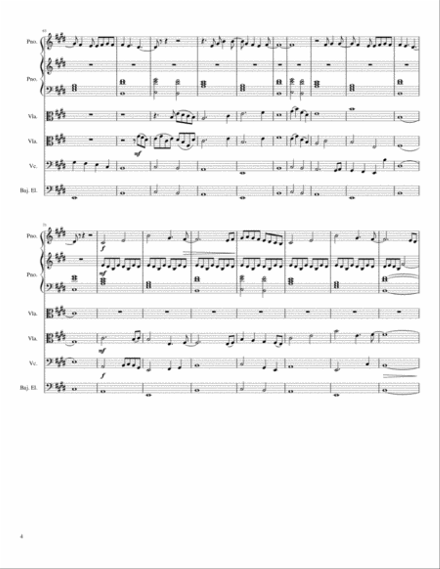 Like a Puppet Small Ensemble scores gallery preview page 4