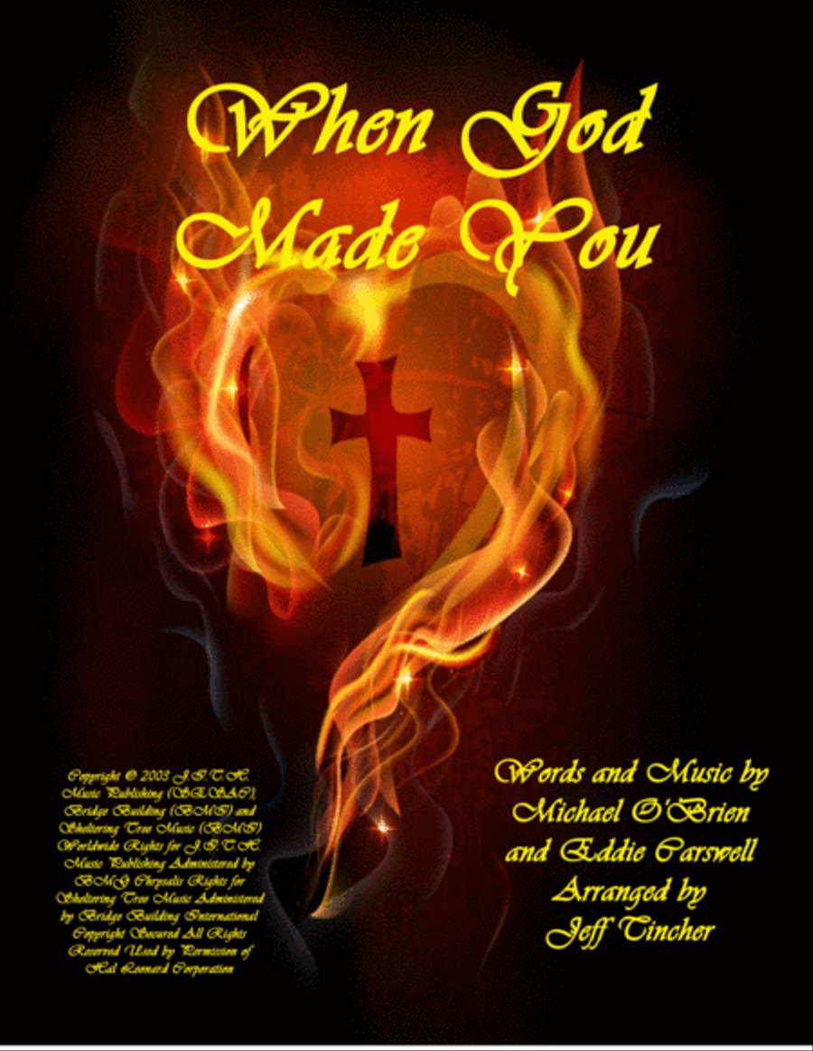 When God Made You When God Made You Piano Solo scores gallery preview page 1