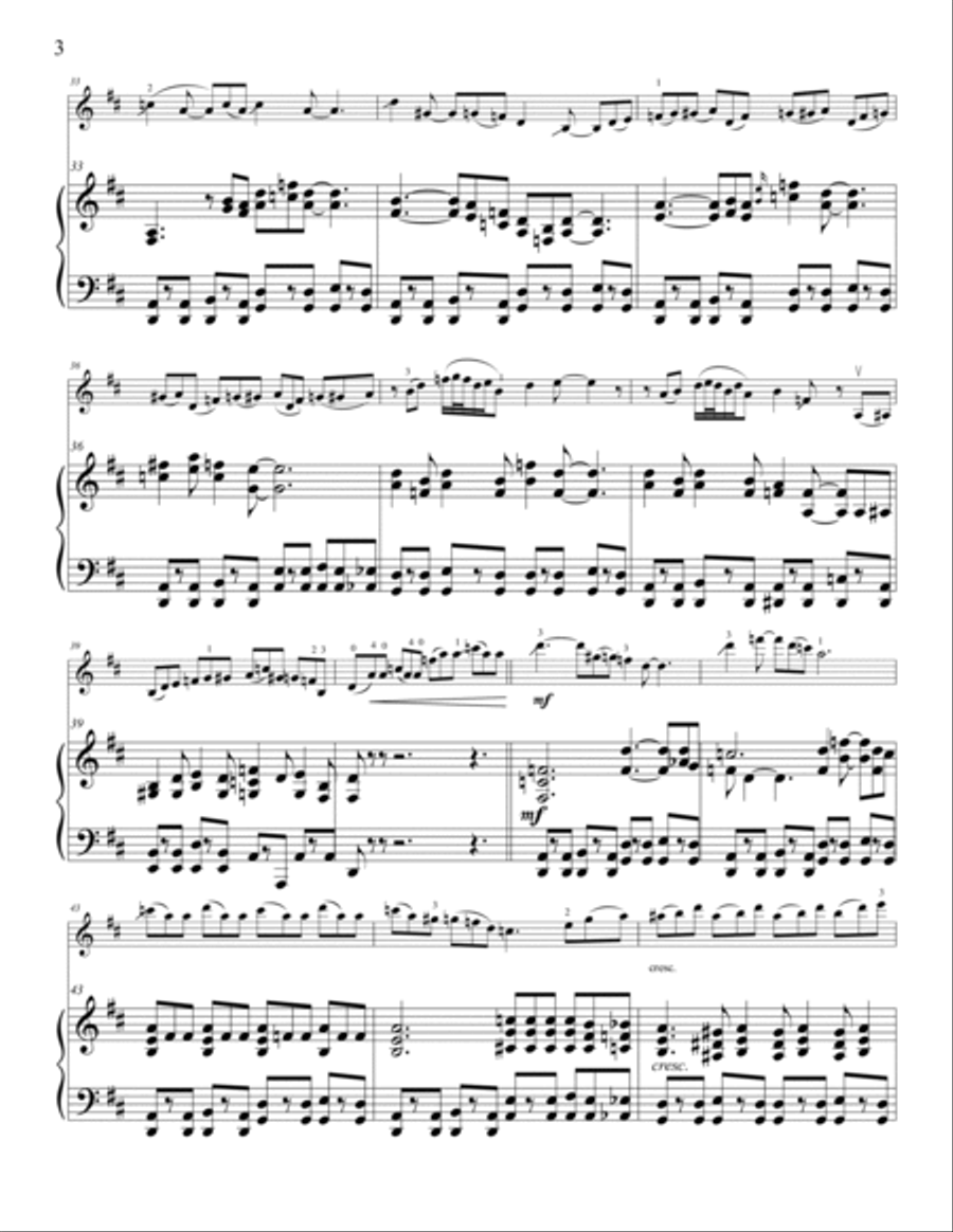 Holiday Blues Holiday Blues Violin Solo scores gallery preview page 3