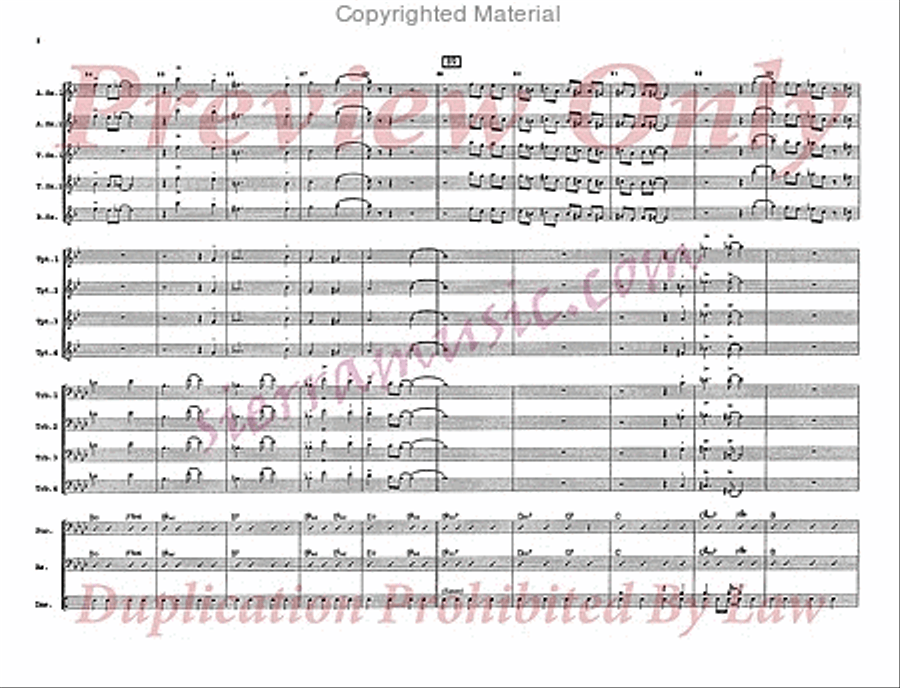 Airegin Airegin Big Band scores gallery preview page 9
