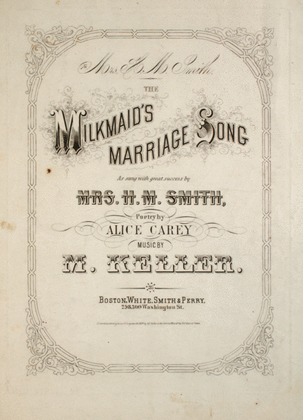 The Milkmaid's Marriage Song