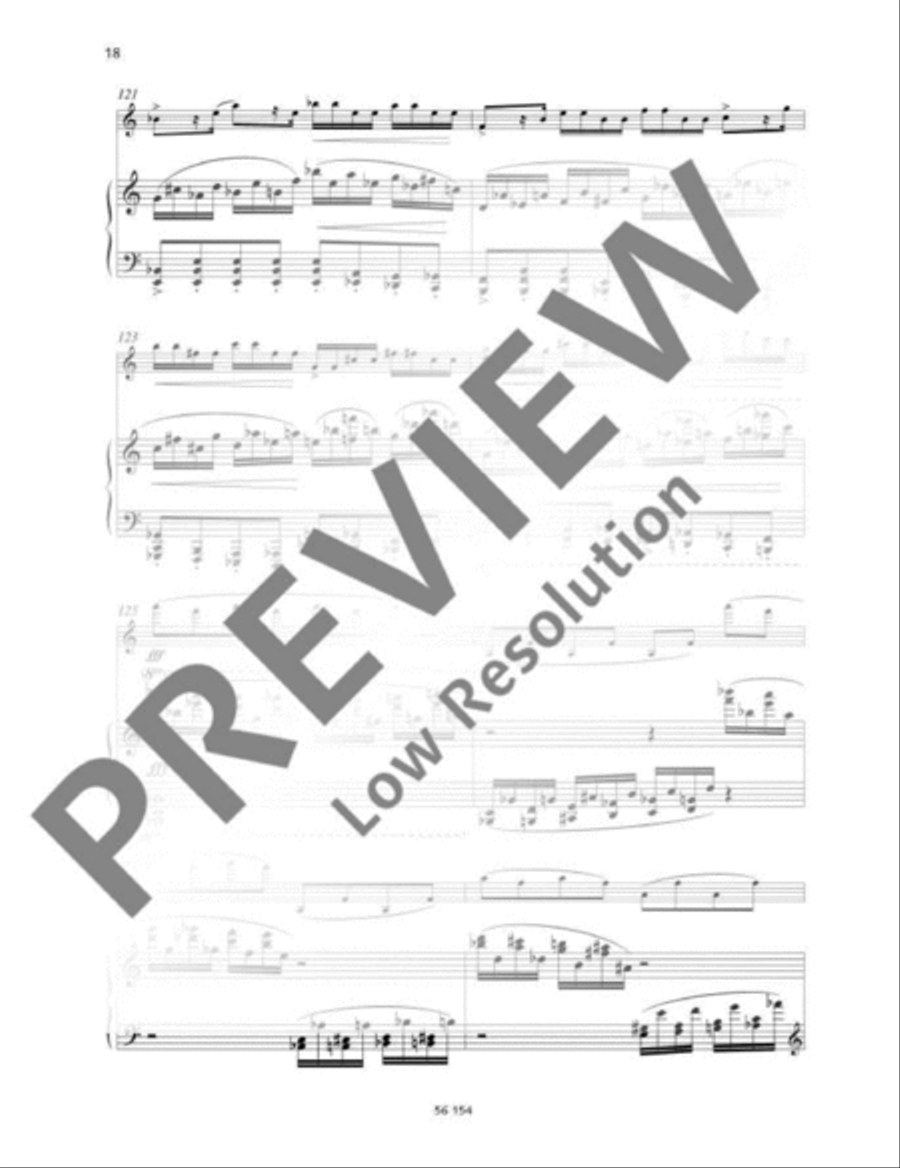 Sonate No. 1 Violin Solo scores gallery preview page 19