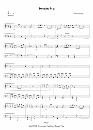 Sonatina in g minor