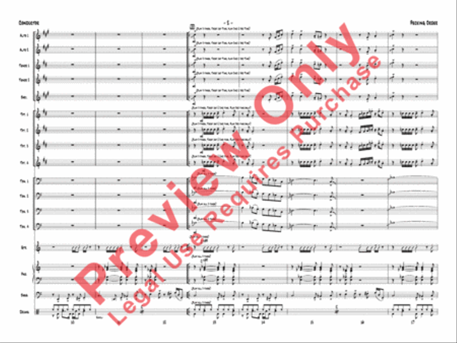 Pecking Order Jazz Ensemble scores gallery preview page 5