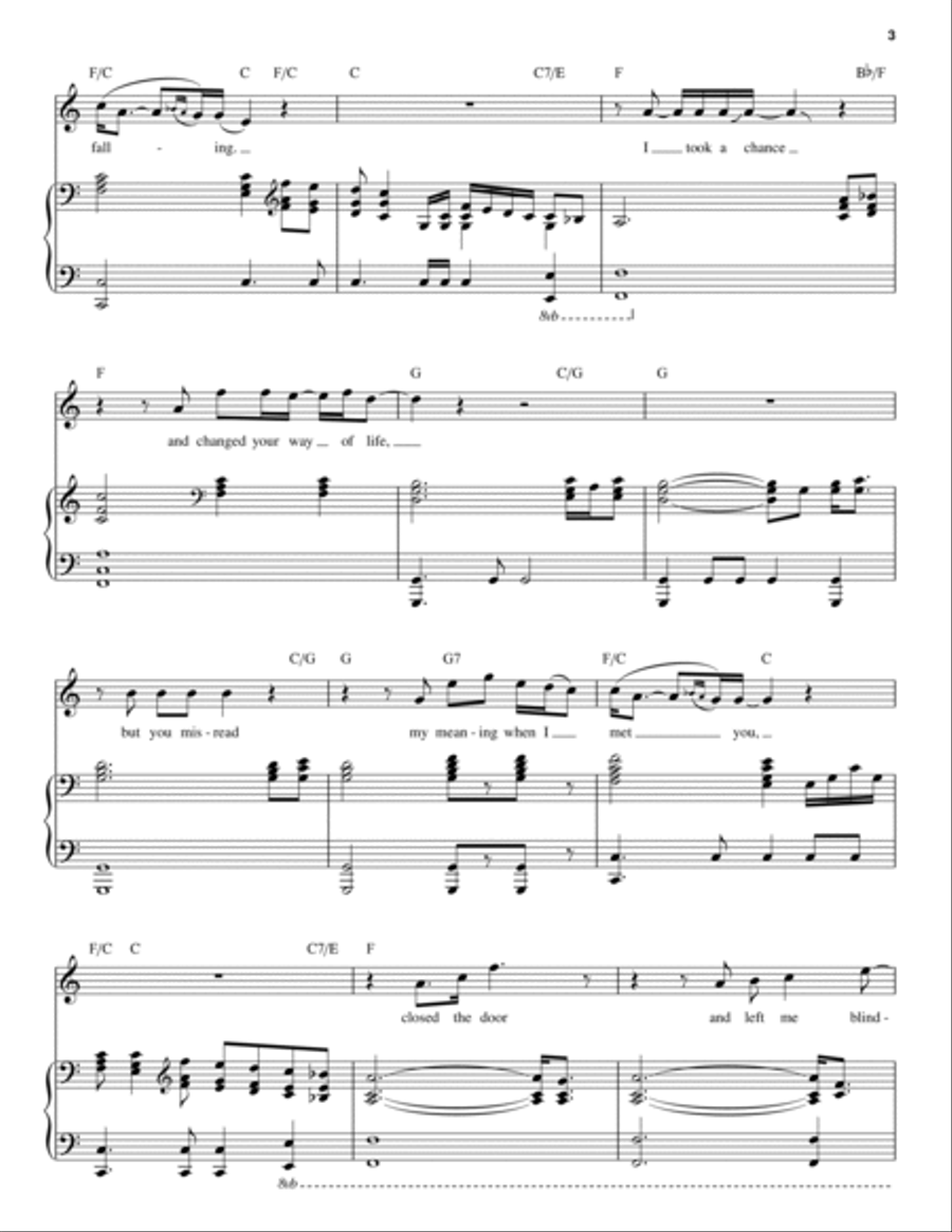 Don't Let The Sun Go Down On Me Guitar scores gallery preview page 3