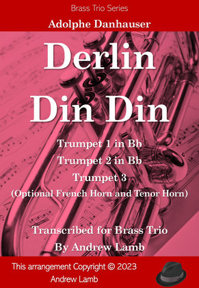 Book cover for Derlin Din Din (arr. for Trumpet Trio)