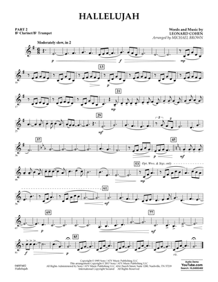 Hallelujah - Pt.2 - Bb Clarinet/Bb Trumpet