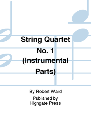 Book cover for String Quartet No. 1 (Instrumental Parts)