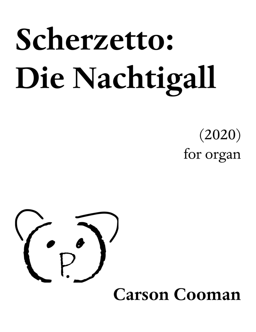 Scherzetto: Die Nachtigall Organ Solo scores gallery preview page 1