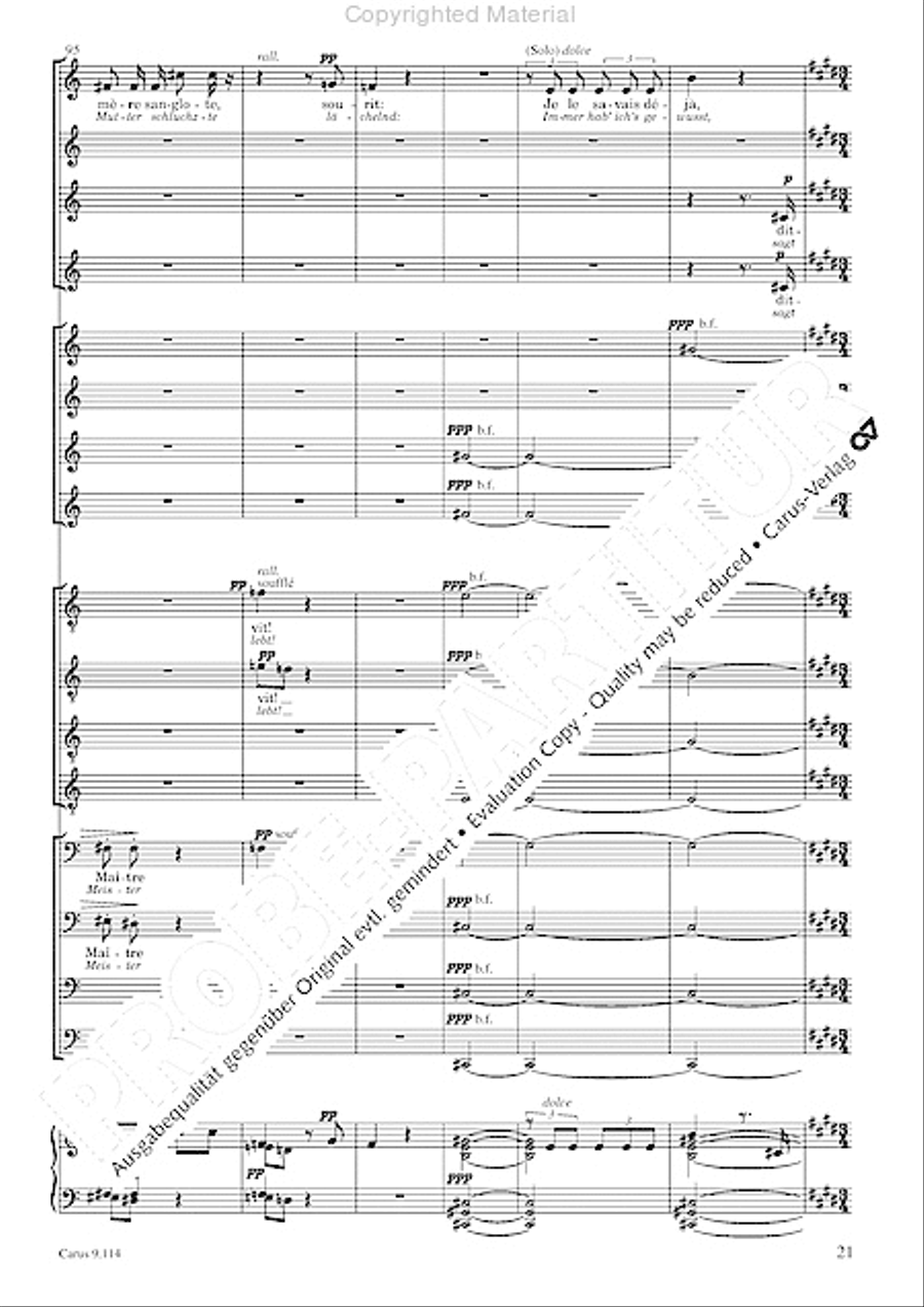 Trois Fragments de son Trois Fragments de son Choir scores gallery preview page 24