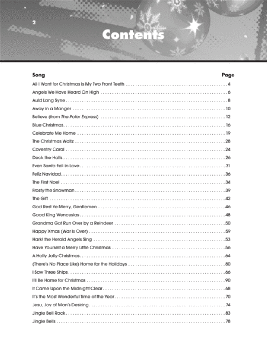 The Giant Book of Christmas Sheet Music Easy Piano scores gallery preview page 6