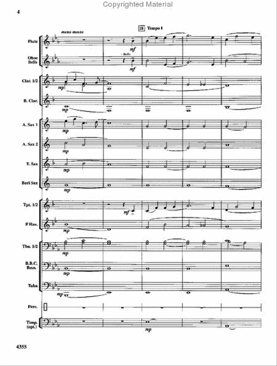 In the Shining of the Stars Concert Band scores gallery preview page 5