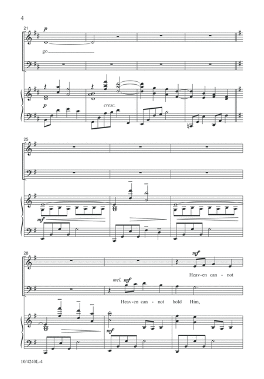 In the Bleak Midwinter In the Bleak Midwinter 4-Part scores gallery preview page 4