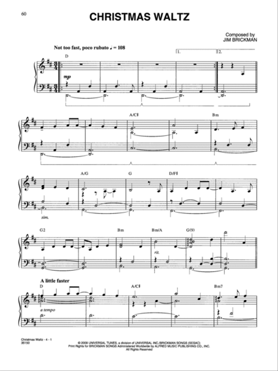 Jim Brickman -- Joy Piano, Vocal, Guitar scores gallery preview page 5