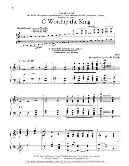 O Worship the King image number null