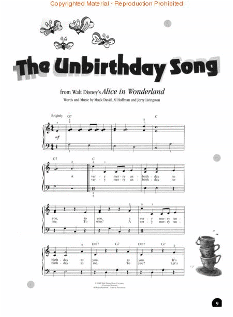 Disney's My First Songbook – Volume 3 Easy Piano scores gallery preview page 3
