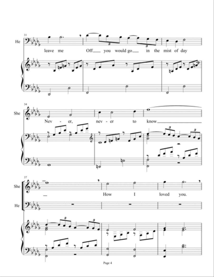 If I Loved You Piano scores gallery preview page 4