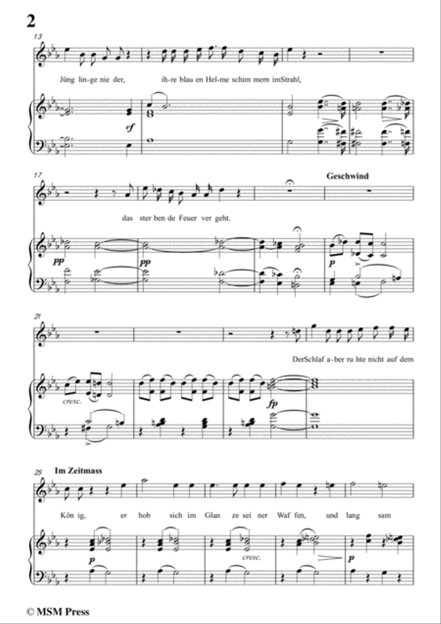 Schubert-Loda’s Gespenst,in c minor,D.150,for Voice and Piano Voice Solo scores gallery preview page 4