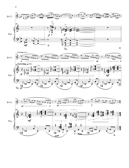 Luminous Rhapsody for Clarinet Bb and Piano image number null