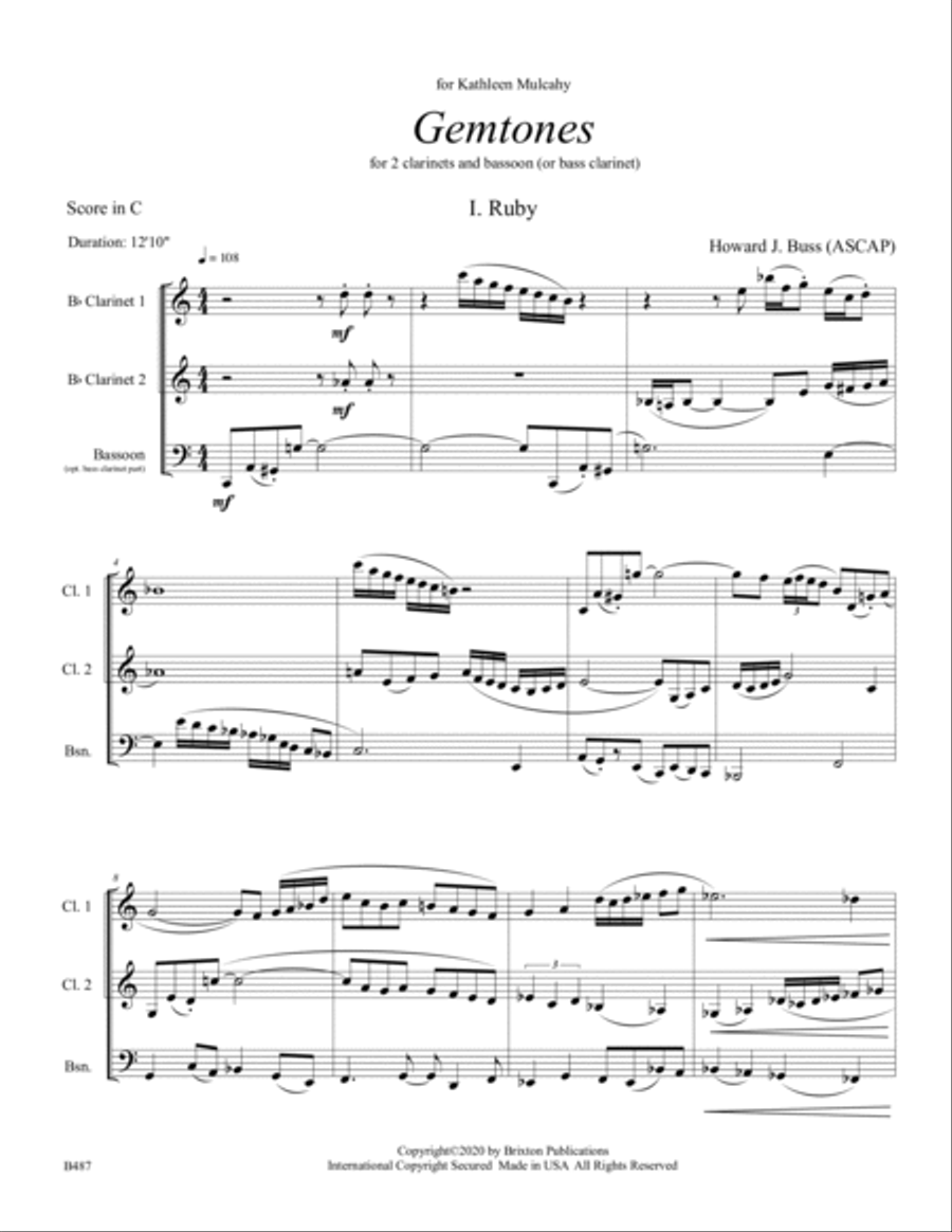Fuga VII Saxophone Quartet scores gallery preview page 2